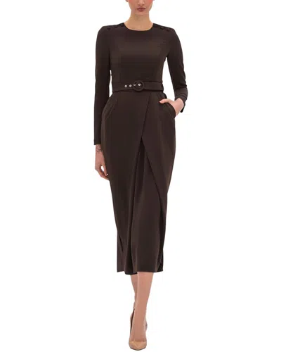 Bgl Midi Dress In Brown