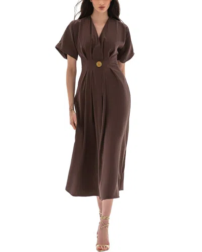 Bgl Midi Dress In Brown