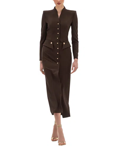 Bgl Midi Dress In Animal Print