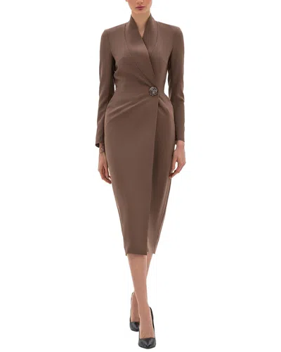 Bgl Midi Dress In Brown