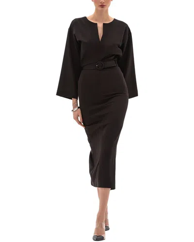 Bgl Midi Dress In Brown