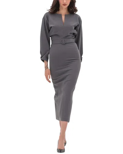 Bgl Midi Dress In Gray