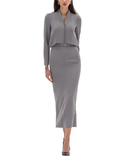 Bgl Midi Dress In Gray