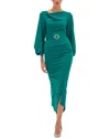 Bgl Midi Dress In Green