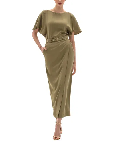 Bgl Midi Dress In Green