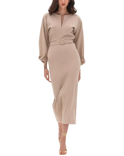 Bgl Midi Dress In Neutral