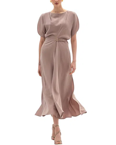 Bgl Midi Dress In Neutral
