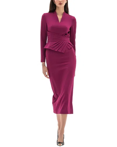 Bgl Midi Dress In Purple