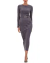 Bgl Midi Dress In Purple