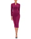 Bgl Midi Dress In Purple
