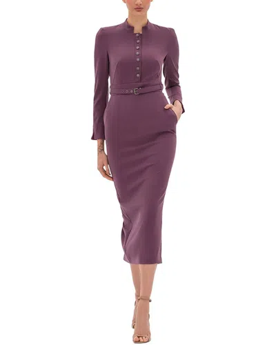 Bgl Midi Dress In Purple