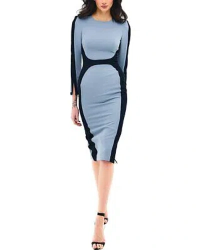 Pre-owned Bgl Midi Dress Women's In Blue