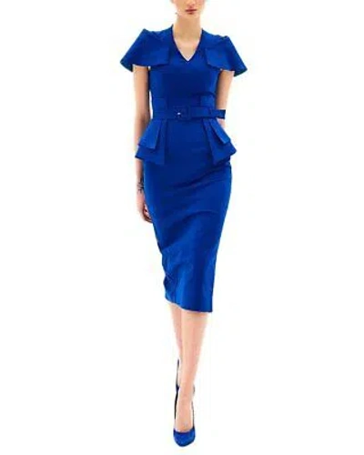 Pre-owned Bgl Midi Dress Women's In Blue