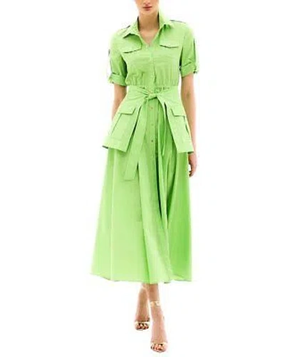 Pre-owned Bgl Midi Dress Women's In Green
