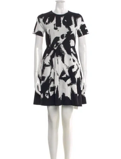 Pre-owned Bgl Printed Mini Dress W/ Tags In Black