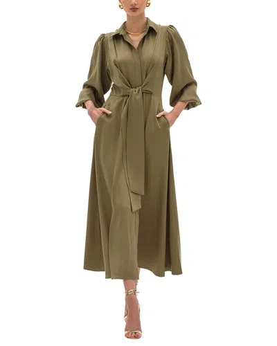 Bgl Shirtdress In Burgundy