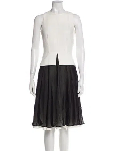 Pre-owned Bgl Silk Midi Length Dress