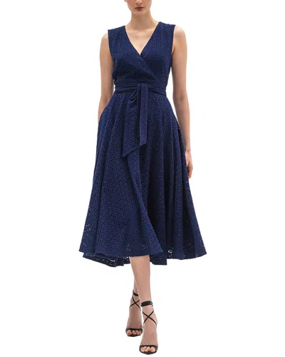 Bgl Sleeveless Midi Dress In Blue