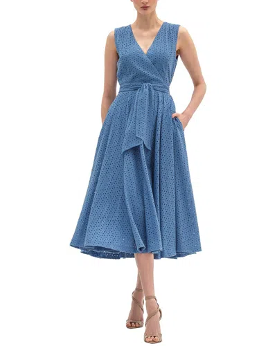 Bgl Sleeveless Midi Dress In Blue