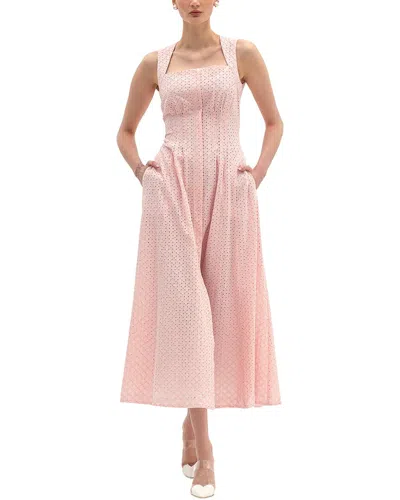 Bgl Sleeveless Midi Dress In Brown
