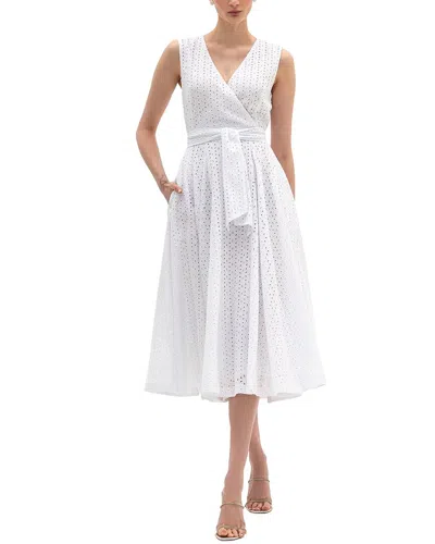 Bgl Sleeveless Midi Dress In White