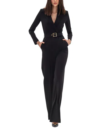 Bgl Wool-blend Jumpsuit In Black
