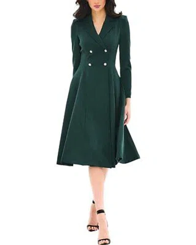 Pre-owned Bgl Wool-blend Midi Dress Women's In Green