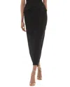 Bgl Wool-blend Skirt In Black