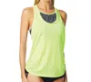 Bh Sport Breakaway 2-in-1 Racerback Mesh Tank In Green In Green