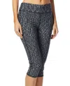 Bh Sport Breakaway Rall High Capri Leggings In Black In Black