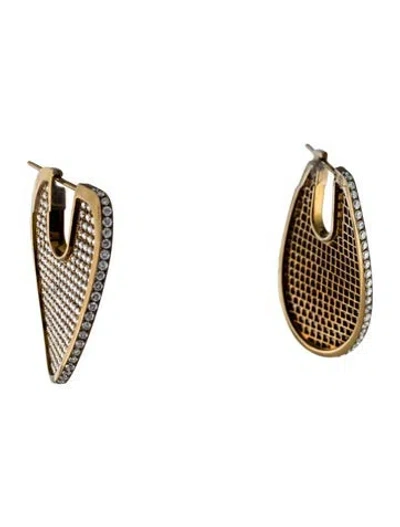 Pre-owned Bhansali 3.56ctw Diamond Transcend Earrings In Multi