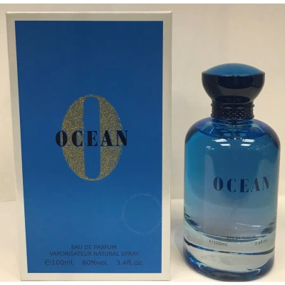 Bharara Men's Ocean Edp Spray 3.4 oz Fragrances 850050062196 In Amber / Black