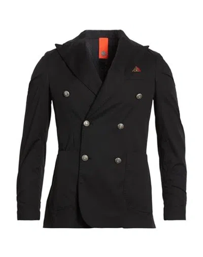 Bharnaba Man Blazer Black Size 36 Cotton, Polyamide, Elastane