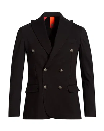 Bharnaba Man Blazer Black Size 36 Viscose, Polyamide, Elastane