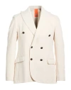 Bharnaba Man Blazer Beige Size 40 Polyester, Elastane In Neutral