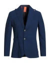 Bharnaba Man Blazer Midnight Blue Size 38 Polyester, Viscose, Elastane