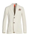 Bharnaba Man Blazer Off White Size 40 Polyester, Viscose, Elastane