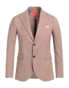 Bharnaba Man Jacket Camel Size 46 Polyester In Beige