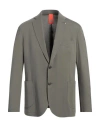 Bharnaba Man Blazer Military Green Size 44 Viscose, Polyamide, Elastane