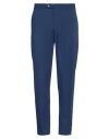 Bharnaba Man Pants Blue Size 30 Polyester, Viscose, Elastane In Blue