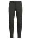 Bharnaba Man Pants Dark Green Size 38 Viscose, Polyamide, Elastane In Green