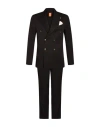 Bharnaba Man Suit Black Size 38 Polyester, Elastane In Black