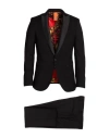 Bharnaba Man Suit Black Size 38 Polyester, Viscose, Elastane