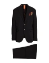 Bharnaba Man Suit Black Size 50 Polyester, Viscose, Elastane