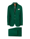 Bharnaba Man Suit Green Size 44 Polyester, Viscose, Elastane