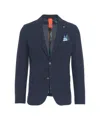 Bharnaba Single-breasted Blazer With Notched Lapels