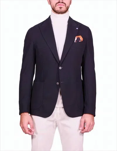 Bharnaba Single-breasted Technical Fabric Jacket In Black