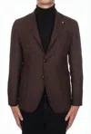 Bharnaba Tailored Brown Blazer In Brown