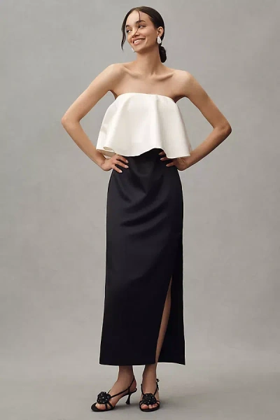 Bhldn Bhdln Strapless Twofer Structured Midi Dress