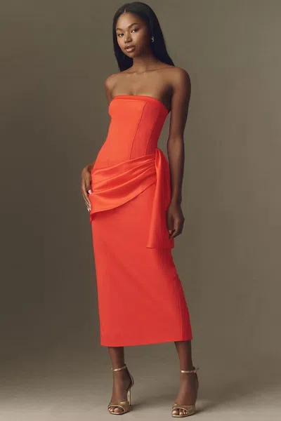Bhldn Bustier Bombshell Maxi Dress In Multi